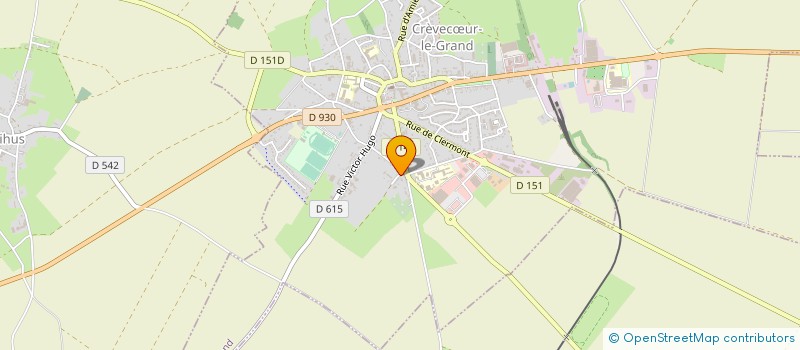 localisation de l'entreprise MADAME CASSANDRA PECQUEUR  CREVECUR-LE-GRAND