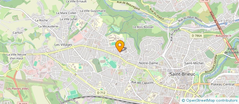 localisation de l'entreprise MADAME CASSANDRA PEILLET à SAINT-BRIEUC