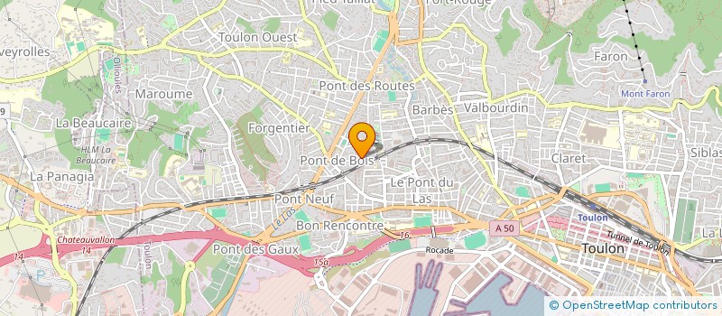 localisation de l'entreprise MADAME CASSANDRA PENILLET  TOULON