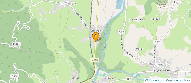 localisation de l'entreprise MADAME CASSANDRA PESSEMESSE  SAINT-VINCENT