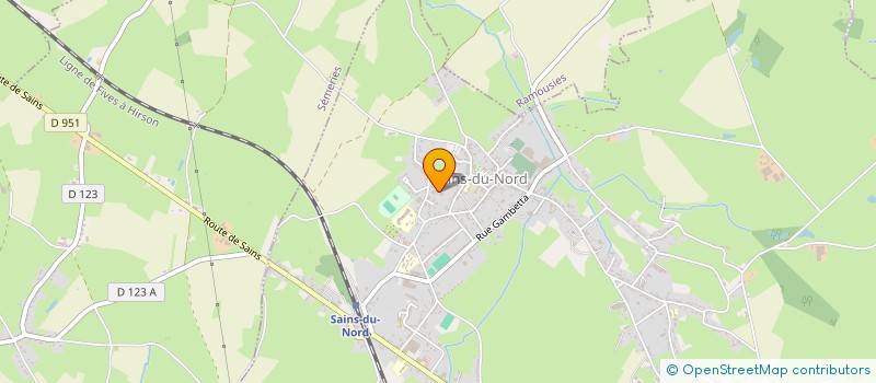 localisation de l'entreprise MADAME CASSANDRA PETIT  SAINS-DU-NORD