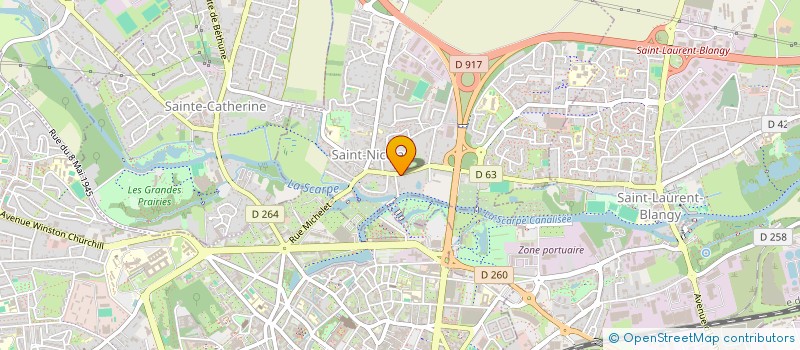 localisation de l'entreprise MADAME CASSANDRA PHILIPPE  SAINT-NICOLAS