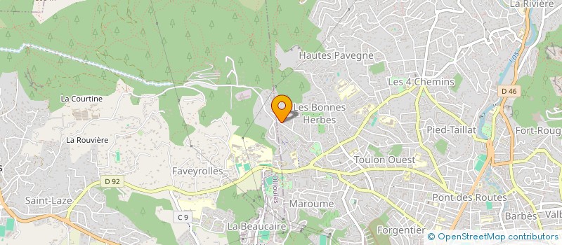 localisation de l'entreprise MADAME CASSANDRA POLITO  TOULON