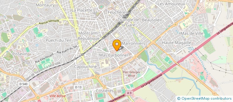 localisation de l'entreprise MADAME CASSANDRA RIBAL  NIMES