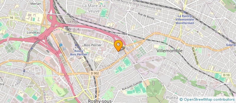 localisation de l'entreprise MADAME CASSANDRA ROBERT à ROSNY-SOUS-BOIS