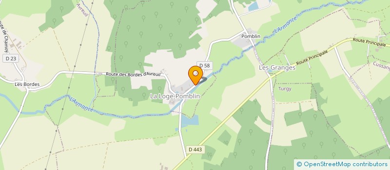 localisation de l'entreprise MADAME CASSANDRA RODRIGUES  LA LOGE-POMBLIN