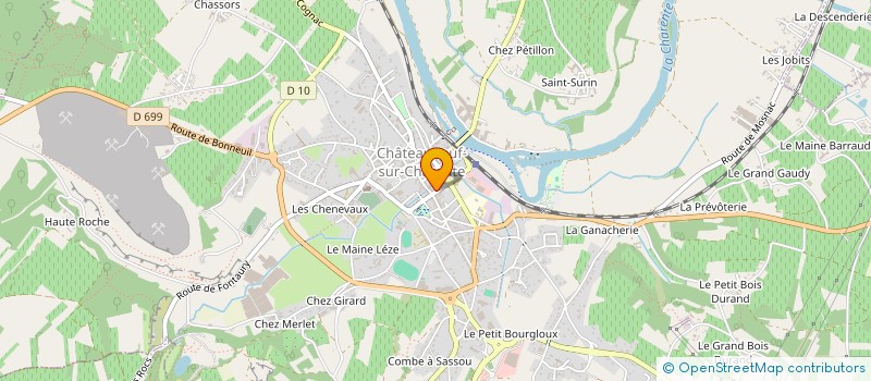 localisation de l'entreprise MADAME CASSANDRA ROUILLAN  CHATEAUNEUF-SUR-CHARENTE