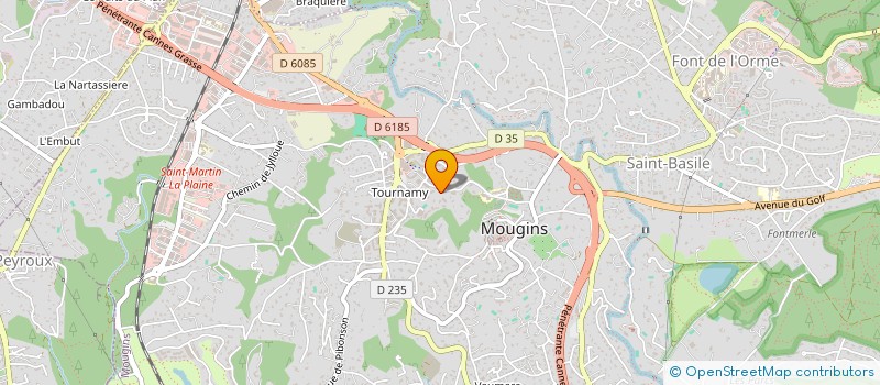 localisation de l'entreprise MADAME CASSANDRA ROUVIER  MOUGINS