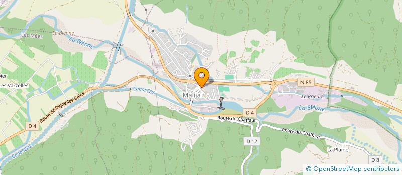 localisation de l'entreprise MADAME CASSANDRA ROUX  MALIJAI