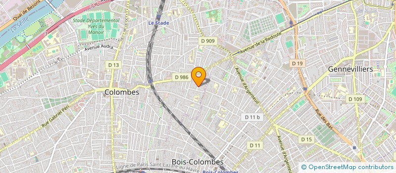 localisation de l'entreprise MADAME CASSANDRA SAINT-MAXIMIN  COLOMBES