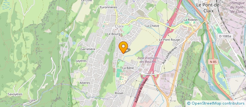 localisation de l'entreprise MADAME CASSANDRA SARRAZIN  CLAIX