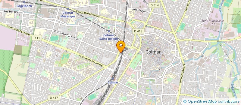 localisation de l'entreprise MADAME CASSANDRA SCHREIBER  COLMAR