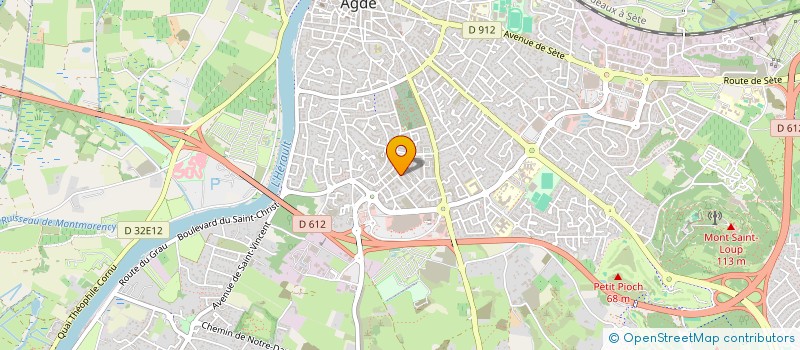 localisation de l'entreprise MADAME CASSANDRA SCHULL  AGDE