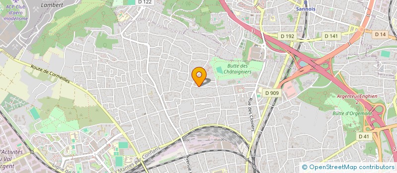 localisation de l'entreprise MADAME CASSANDRA SEYI SIDIANG  ARGENTEUIL