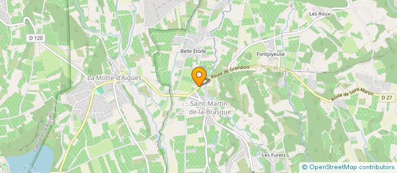 localisation de l'entreprise MADAME CASSANDRA TESSIER-CAUNE  SAINT-MARTIN-DE-LA-BRASQUE