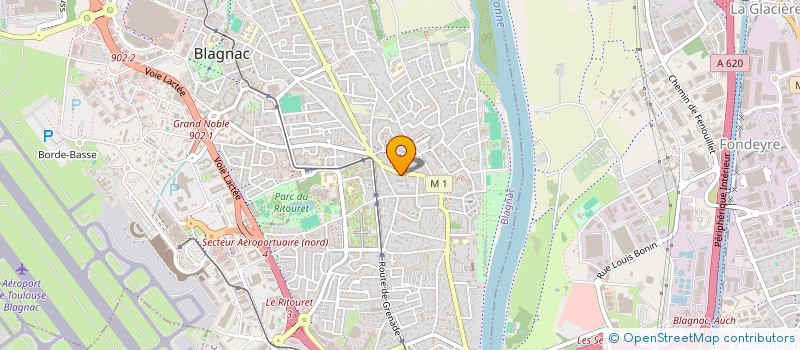 localisation de l'entreprise MADAME CASSANDRA THIERRY  BLAGNAC