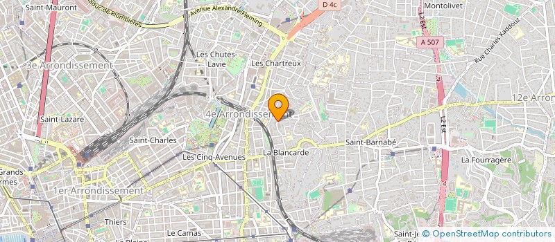 localisation de l'entreprise MADAME CASSANDRA THOMAZEAU à MARSEILLE