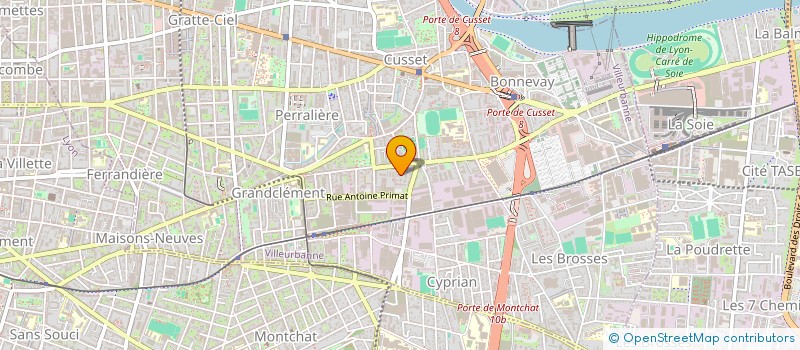 localisation de l'entreprise MADAME CASSANDRA TILOT  VILLEURBANNE