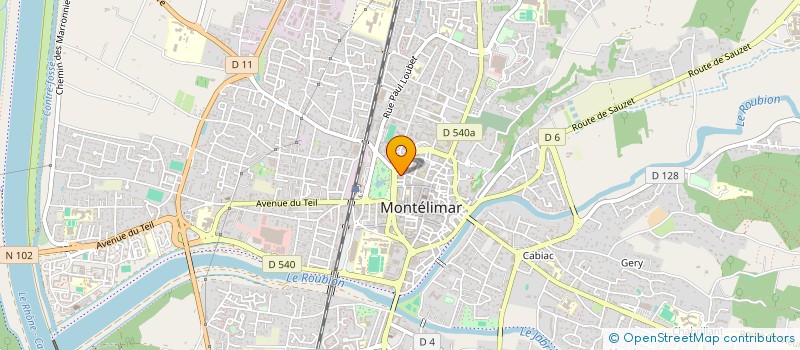 localisation de l'entreprise MADAME CASSANDRA TOLLER  MONTELIMAR