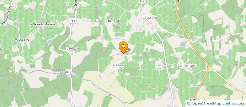 localisation de l'entreprise MADAME CASSANDRA TURLURE  COLOMBIER