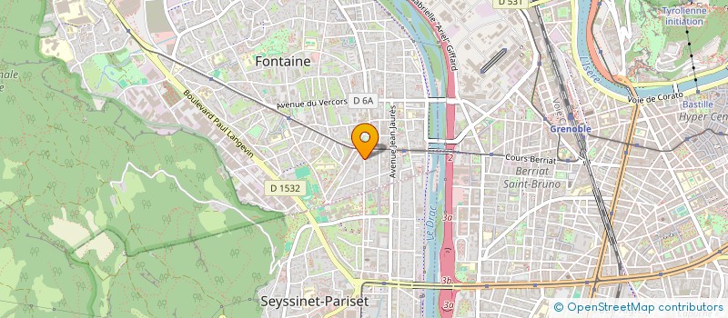 localisation de l'entreprise MADAME CASSANDRA VALLON  FONTAINE