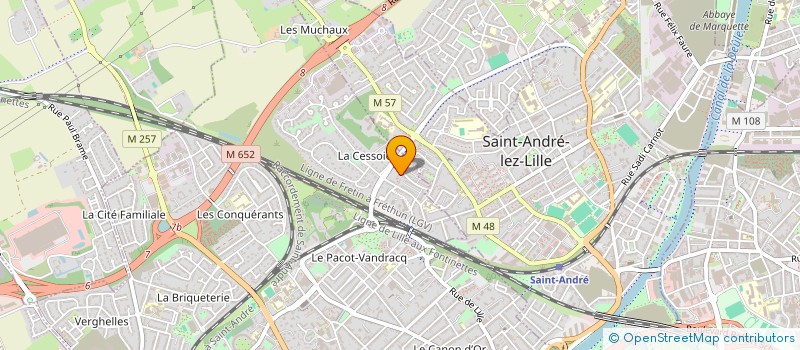 localisation de l'entreprise MADAME CASSANDRA VANPEENE à LAMBERSART