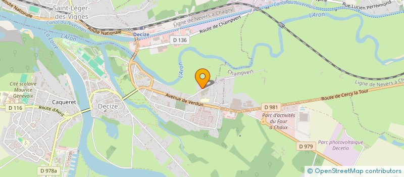 localisation de l'entreprise MADAME CASSANDRA VERDY  DECIZE