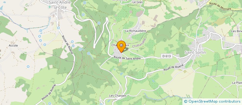 localisation de l'entreprise MADAME CASSANDRA VILLARD  CHABANIERE