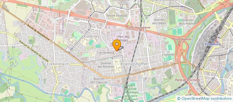 localisation de l'entreprise MADAME CASSANDRA WERLE à STRASBOURG