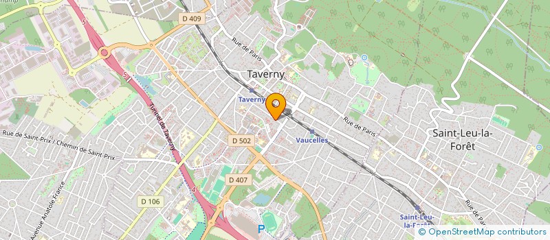 localisation de l'entreprise MADAME CASSANDRE AGUILE  TAVERNY