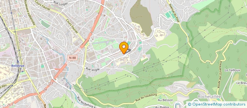 localisation de l'entreprise MADAME CASSANDRE ANGENIEUX  SAINT-ETIENNE