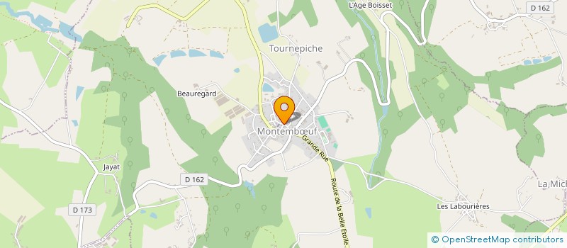localisation de l'entreprise MADAME CASSANDRE AURIAULT  MONTEMBOEUF