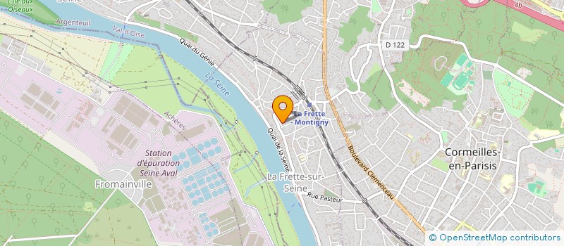 localisation de l'entreprise MADAME CASSANDRE AUVRAY  LA FRETTE-SUR-SEINE