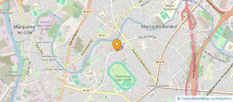 localisation de l'entreprise MADAME CASSANDRE BARATTO à MARCQ-EN-BARŒUL