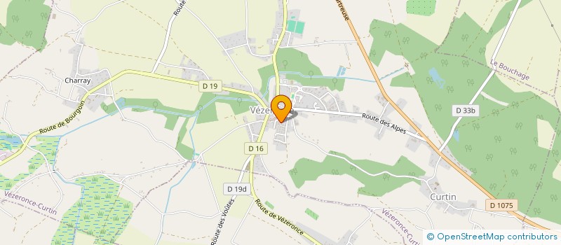 localisation de l'entreprise MADAME CASSANDRE BERTHET  VEZERONCE-CURTIN