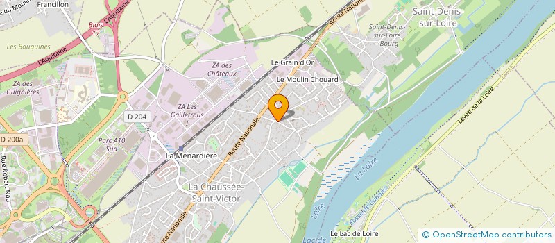 localisation de l'entreprise MADAME CASSANDRE BILLEAU  LA CHAUSSEE-SAINT-VICTOR