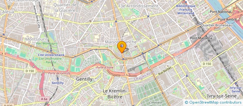 localisation de l'entreprise MADAME CASSANDRE BRAGA  PARIS