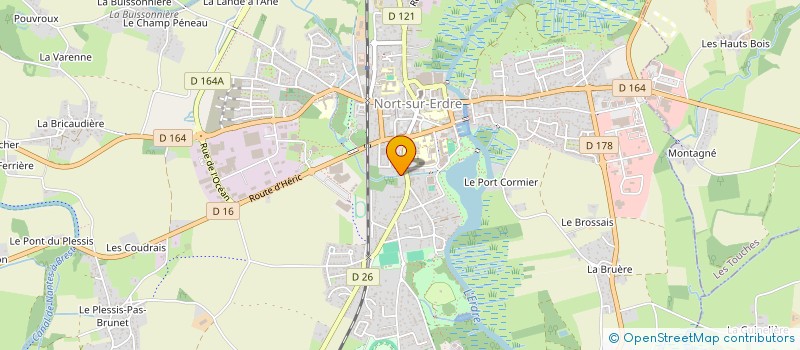 localisation de l'entreprise MADAME CASSANDRE BRUAND  NORT-SUR-ERDRE