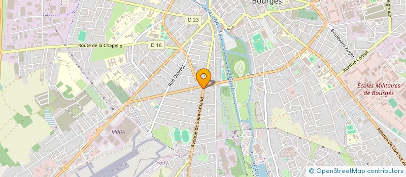 localisation de l'entreprise MADAME CASSANDRE CHAIGNEAU  BOURGES