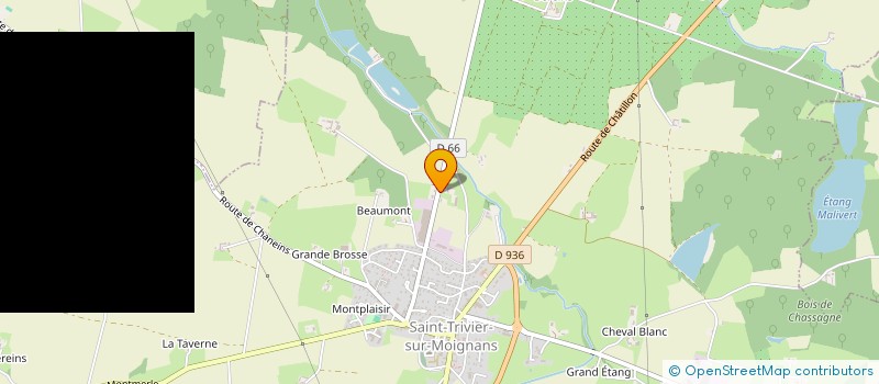 localisation de l'entreprise MADAME CASSANDRE CHASSIGNOLE  SAINT-TRIVIER-SUR-MOIGNANS