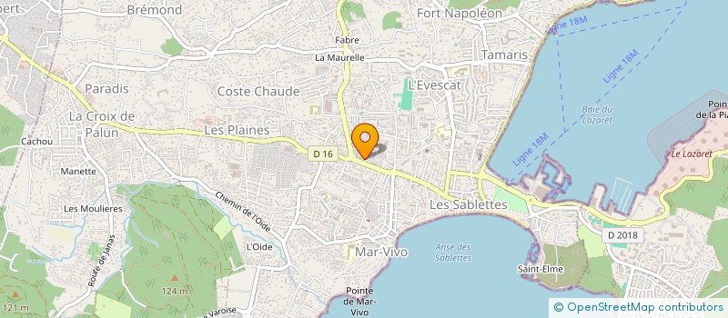 localisation de l'entreprise MADAME CASSANDRE CREMADES à LA SEYNE-SUR-MER
