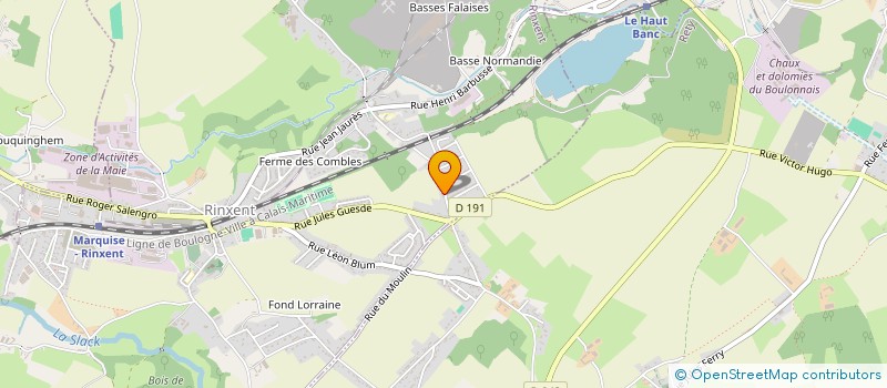 localisation de l'entreprise MADAME CASSANDRE DAUDENTHUN  RINXENT