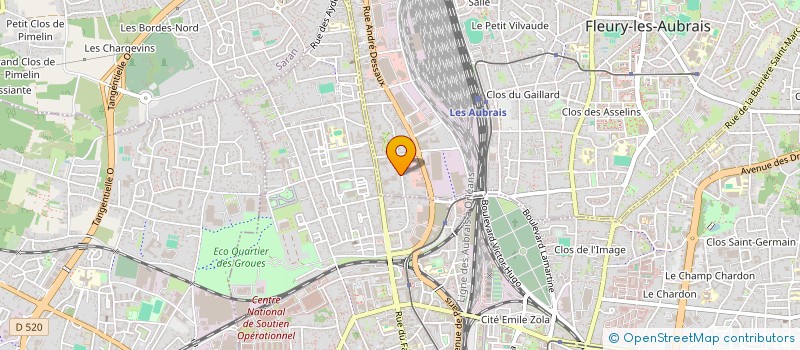 localisation de l'entreprise MADAME CASSANDRE DAYRES  FLEURY-LES-AUBRAIS