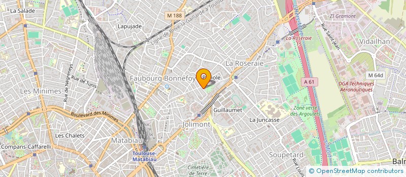 localisation de l'entreprise MADAME CASSANDRE DECOURTEIX  TOULOUSE