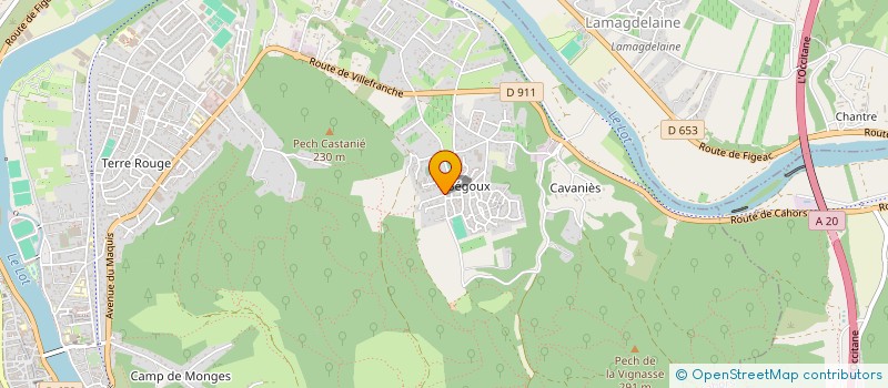 localisation de l'entreprise MADAME CASSANDRE DEWOLF  BRIVE-LA-GAILLARDE