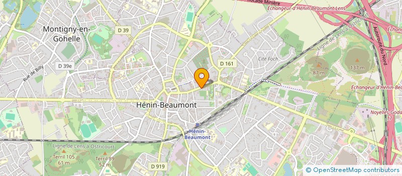 localisation de l'entreprise MADAME CASSANDRE DRUMEZ à HENIN-BEAUMONT