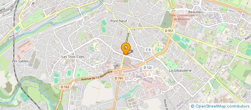 localisation de l'entreprise MADAME CASSANDRE DURAND  POITIERS