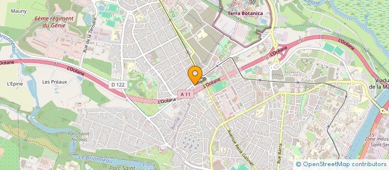 localisation de l'entreprise MADAME CASSANDRE DURANDEAU  AVRILLE