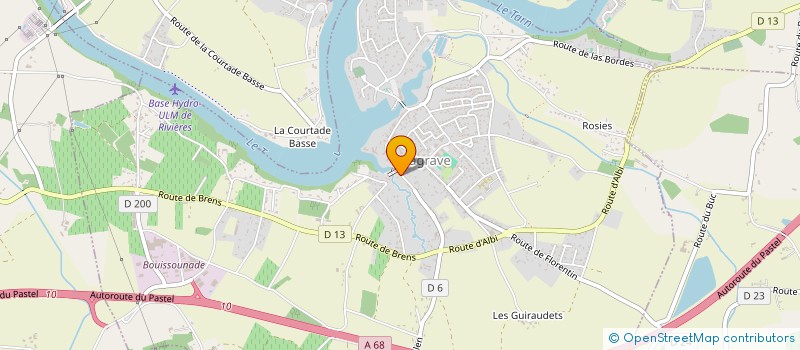 localisation de l'entreprise MADAME CASSANDRE FLEURY  LAGRAVE