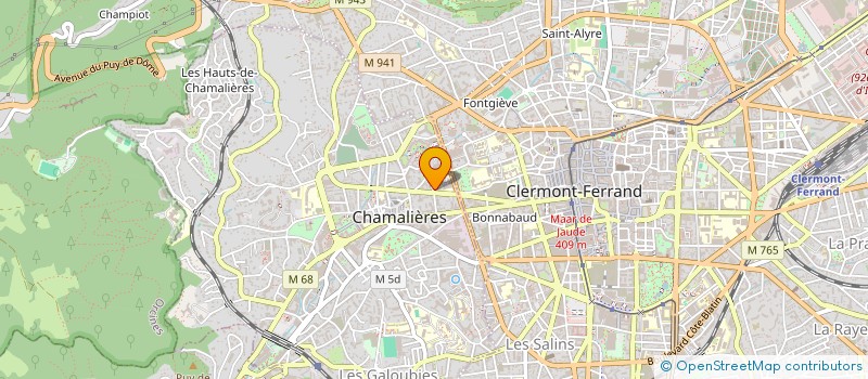 localisation de l'entreprise MADAME CASSANDRE FOUQUART à CHAMALIERES